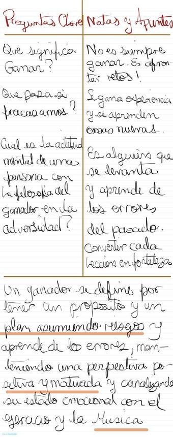 Apuntes sobre la filosofía del ganador